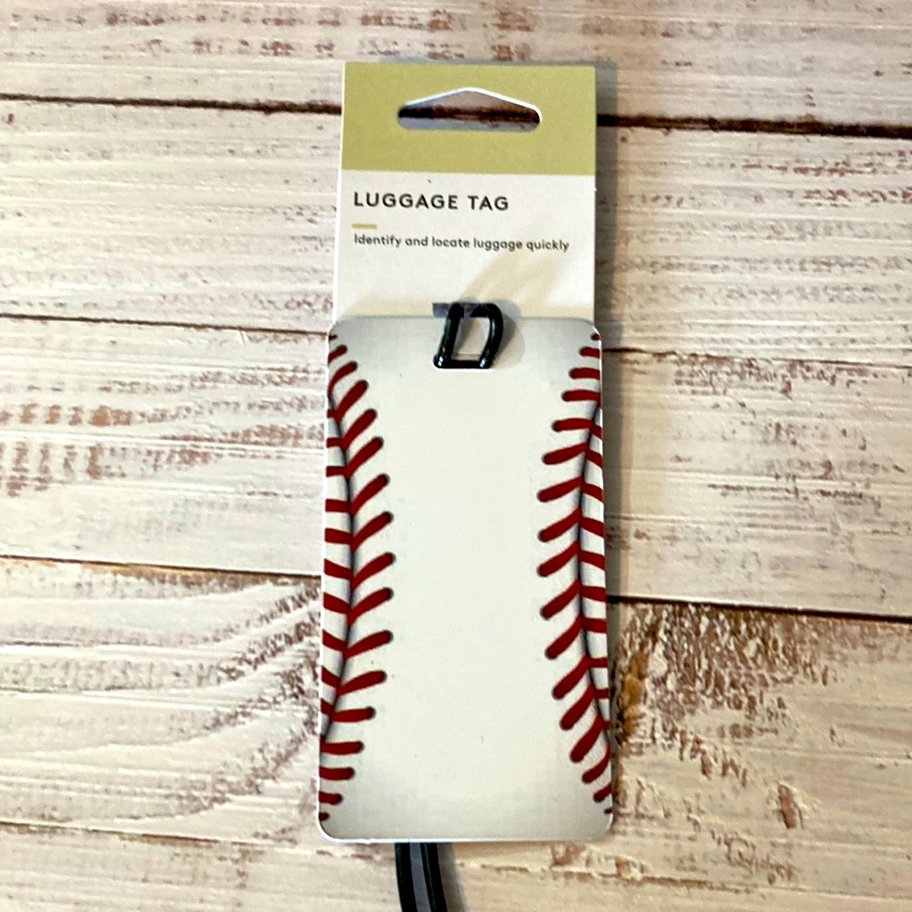 Baseball Luggage Tag - NWT